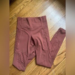 Athleta Leggings - Dark Coral Color - Full Length